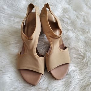Nude Mesh Stuart Weitzman Heels